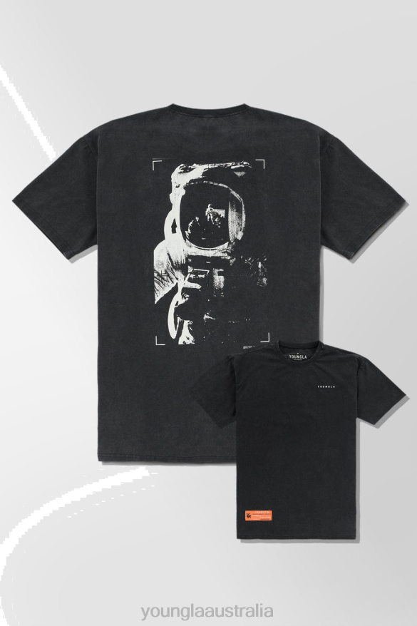 Clothing YoungLA 449 WASHED DRIP TEES Astronaut Men 4F2FF271