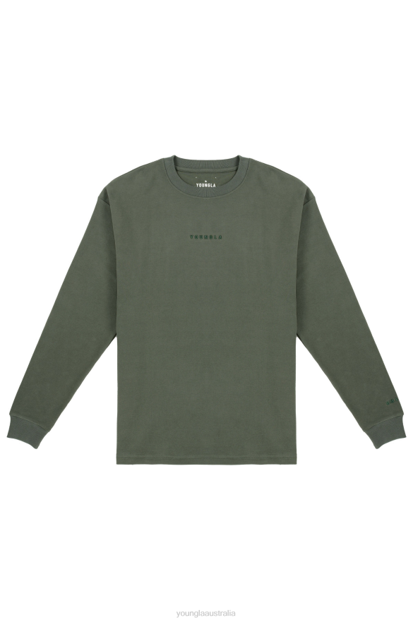 Clothing YoungLA 450 CLOUD FOAM LONG SLEEVES Forest Green Men 4F2FF412
