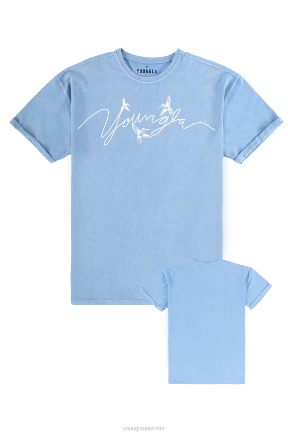 Clothing YoungLA 452 THE FLOCK TEES Hummingbird Signature Men 4F2FF267