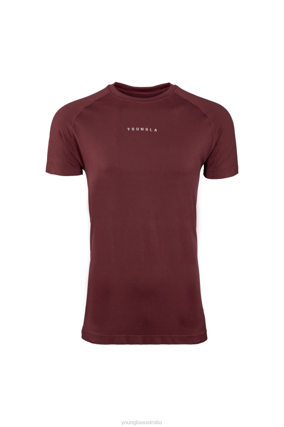 Clothing YoungLA 454 NEW GEN COMPRESSION TEE Marooned Men 4F2FF378