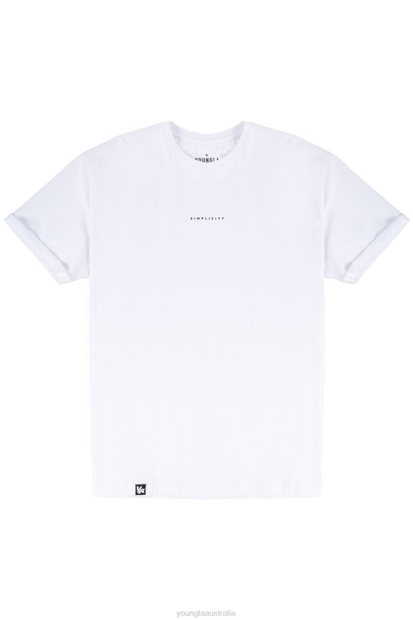 Clothing YoungLA 456 SIMPLICITY TEES White Men 4F2FF408