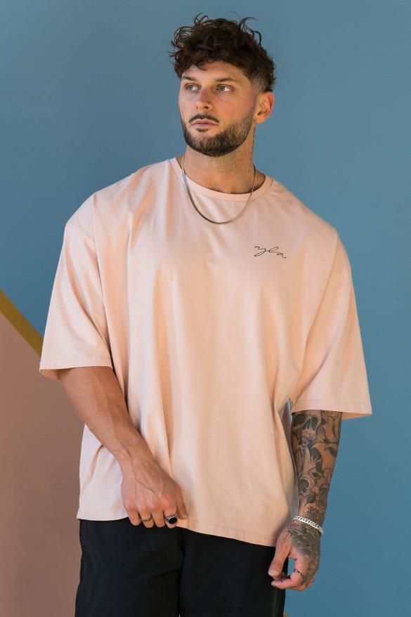 Clothing YoungLA 464 SKYLINE SUPER SIZED TEES White Wash Men 4F2FF281