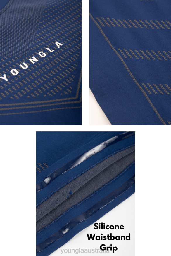 Clothing YoungLA 465 SUPERHERO COMPRESSION TEES Dark Blue Men 4F2FF124