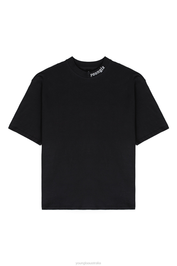 Clothing YoungLA 467 ROMAN TEES Black Men 4F2FF150
