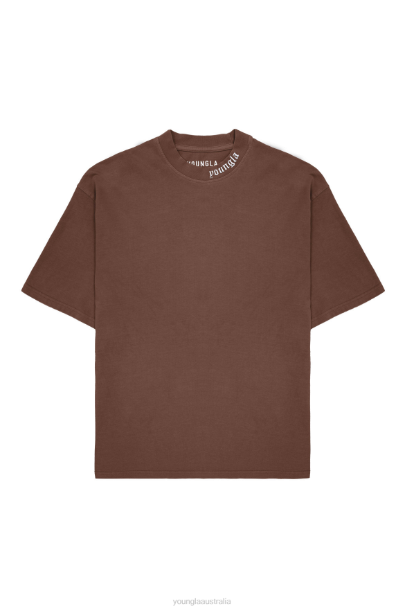 Clothing YoungLA 467 ROMAN TEES Hot Fudge Men 4F2FF152
