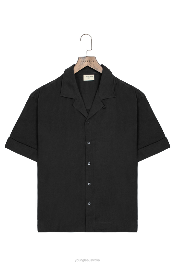 Clothing YoungLA 468 CLASE SHIRTS Black Men 4F2FF155