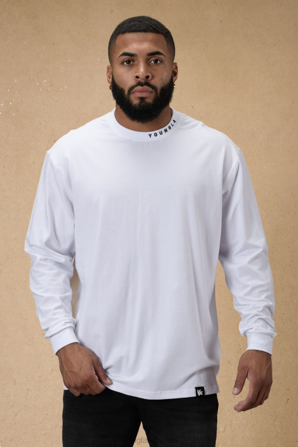 Clothing YoungLA 810 TRADEMARK LONGSLEEVES White Men 4F2FF432