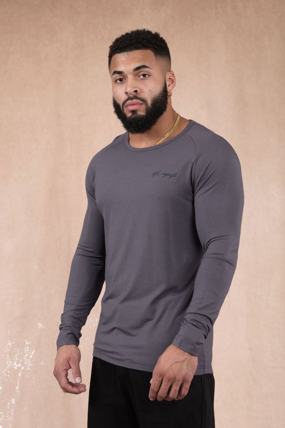 Clothing YoungLA 813 DELT LONGSLEEVES Nardo Grey Men 4F2FF369