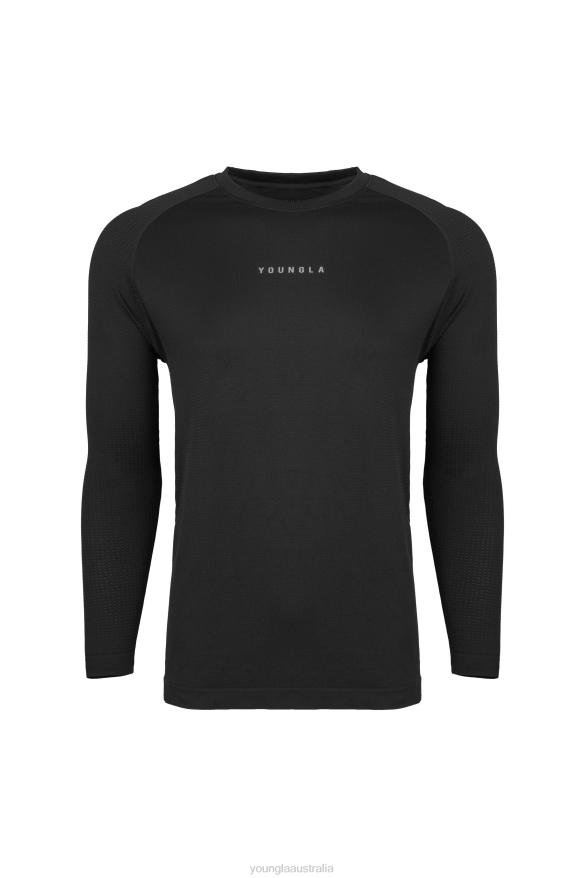 Clothing YoungLA 823 NEW GEN COMPRESSION LONGSLEEVES Black Men 4F2FF359