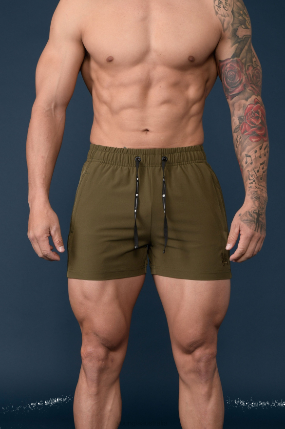 Clothing YoungLA 101 BODYBUILDING SHORT SHORTS Olive Men 4F2FF687