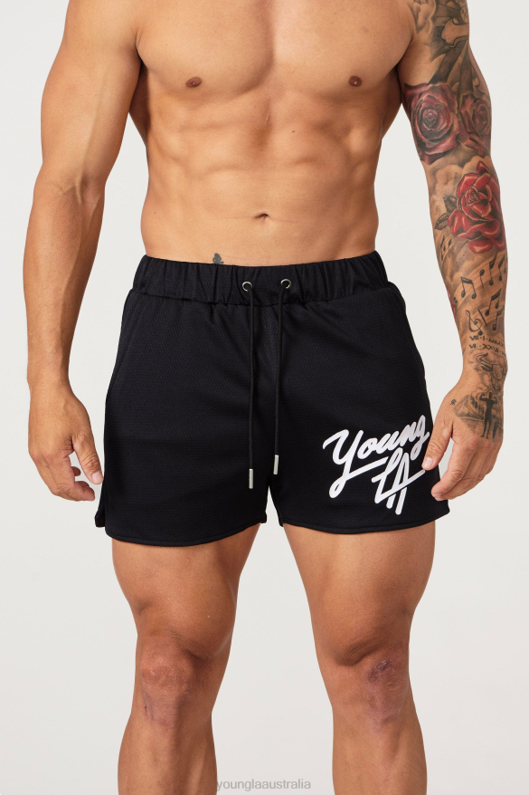 Clothing YoungLA 104 LEGACY SHORTS Black Men 4F2FF513