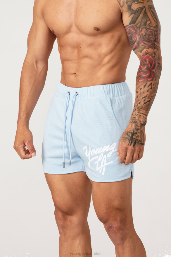 Clothing YoungLA 104 LEGACY SHORTS Carolina Blue Men 4F2FF515