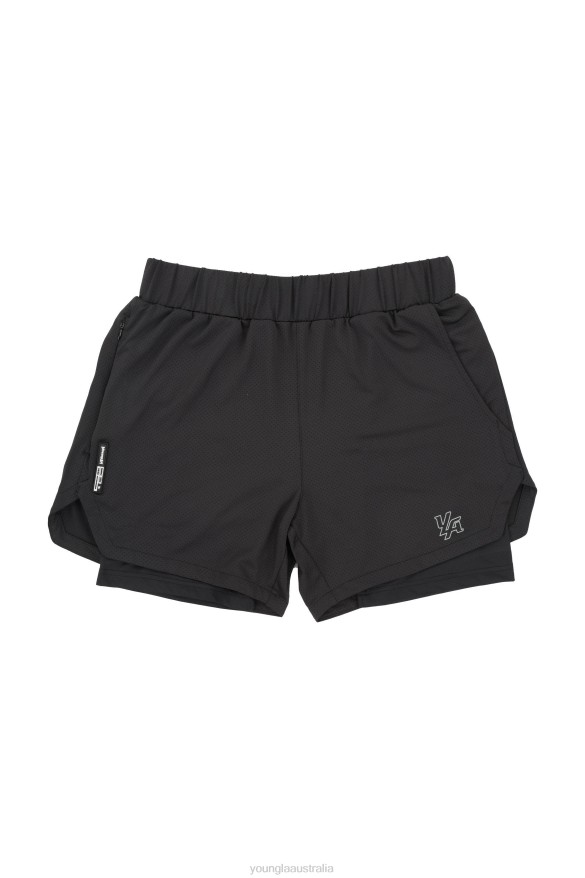 Clothing YoungLA 105 COMPRESSION SHORTS 2.0 All Black Men 4F2FF569