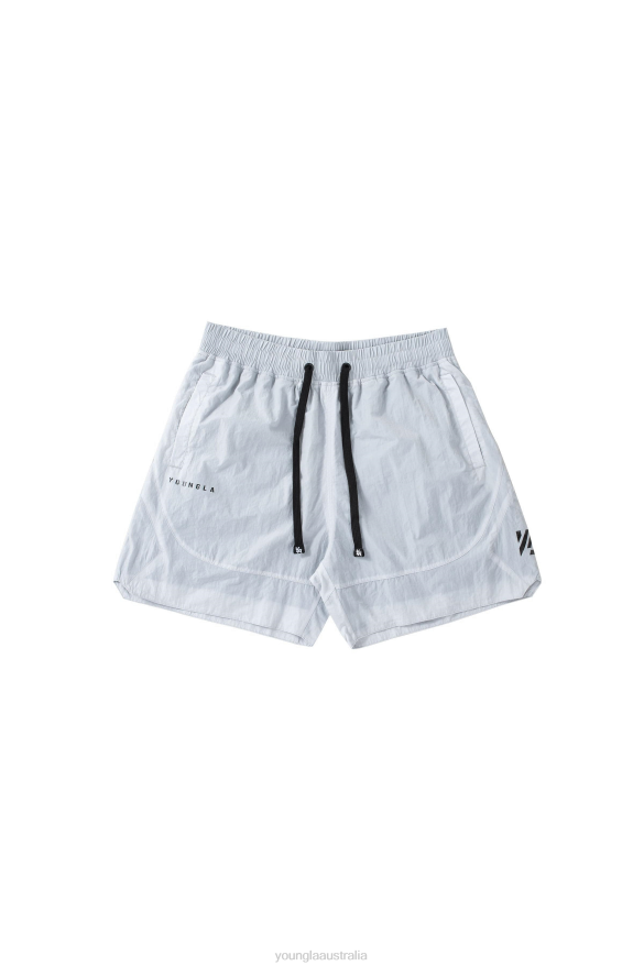 Clothing YoungLA 109 RETRO SHORTS All Grey Men 4F2FF594