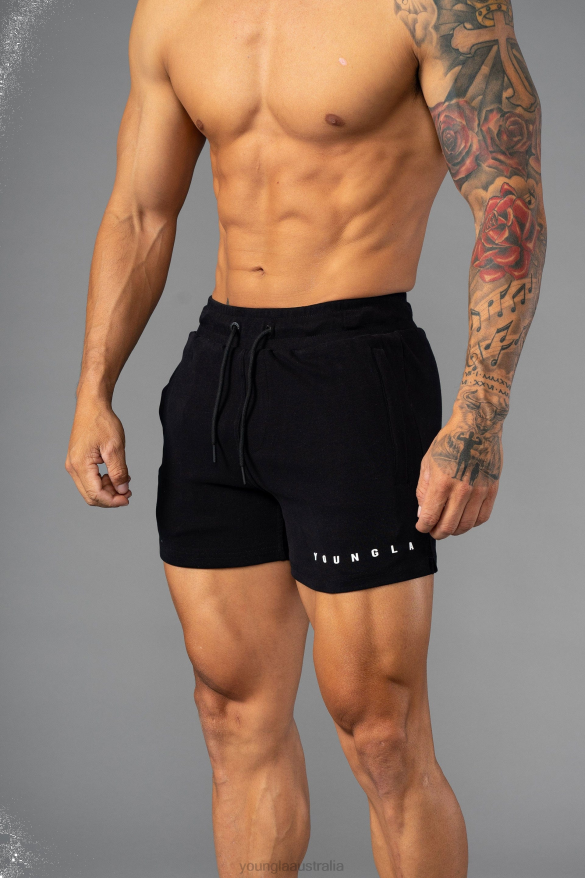 Clothing YoungLA 113 THE PERFECT SHORT SHORTS Black Men 4F2FF701