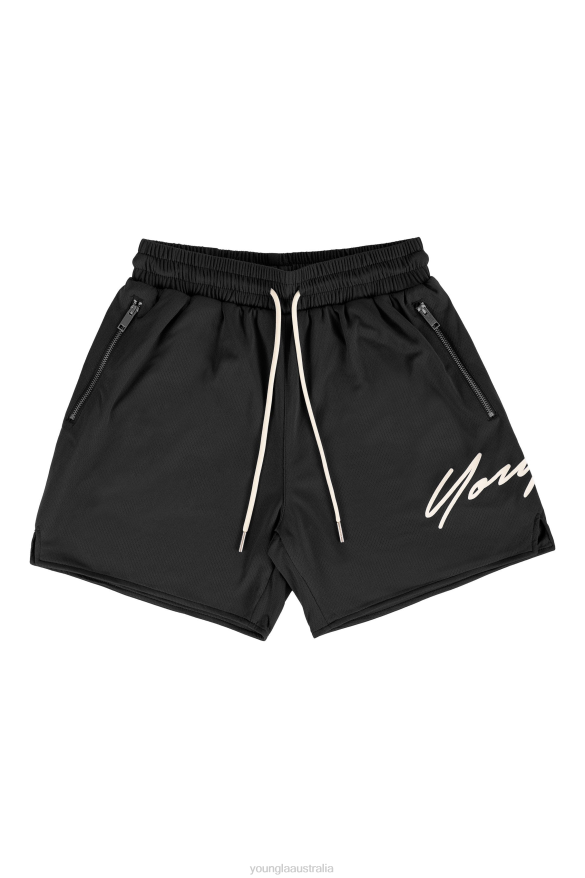 Clothing YoungLA 115 SIGNATURE SHORTS Black Men 4F2FF582