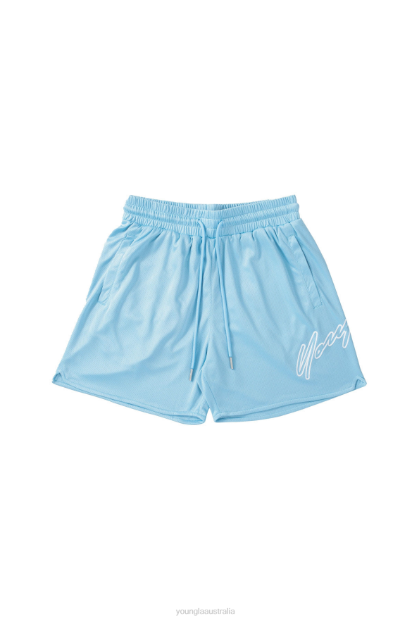 Clothing YoungLA 117 SIG SHORTS Carolina Blue Men 4F2FF598