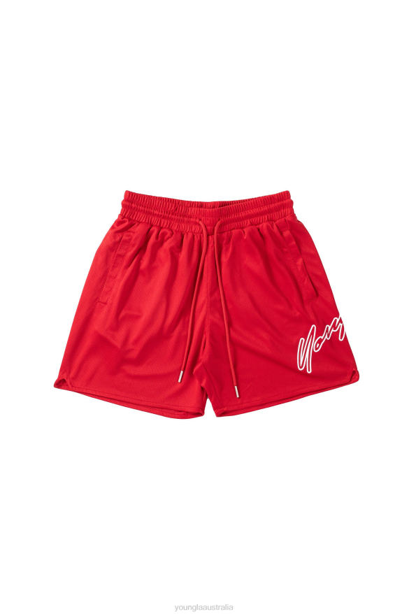 Clothing YoungLA 117 SIG SHORTS Red Men 4F2FF604