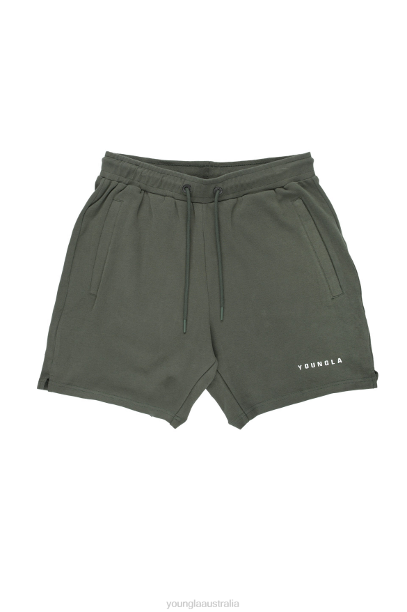 Clothing YoungLA 118 THE PERFECT SHORTS Forest Green Men 4F2FF553
