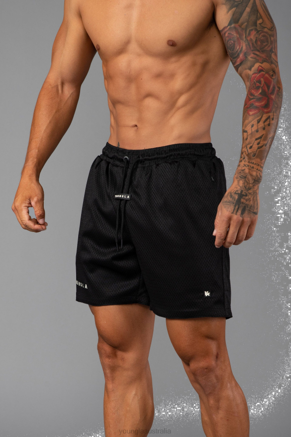 Clothing YoungLA 130 ESSENTIAL BASKETBALL SHORTS Black Men 4F2FF680
