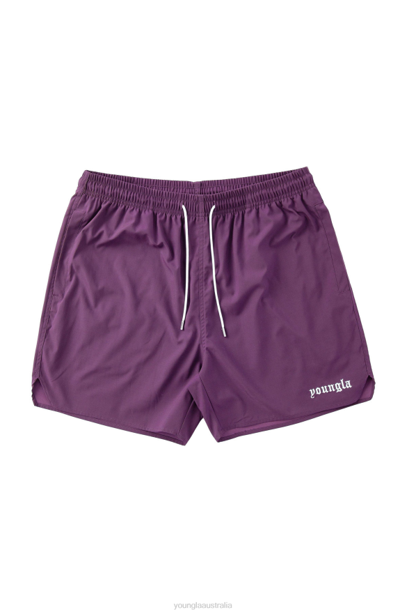 Clothing YoungLA 131 THE FINEST SHORTS Deep Purple Men 4F2FF523