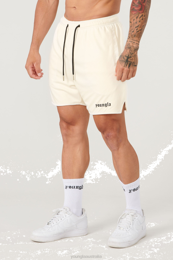 Clothing YoungLA 134 GAME-TIME SHORTS & SOCKS SET Off-White Men 4F2FF496