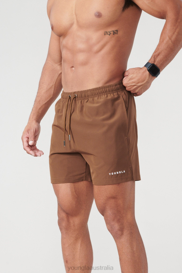 Clothing YoungLA 140 NIGHT SWIM SHORTS 23' Coffee Men 4F2FF543