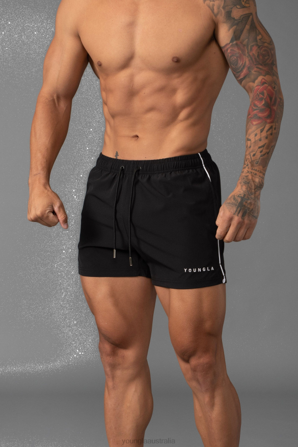 Clothing YoungLA 143 SHORT SHORT SWIM SHORTS Black Men 4F2FF663