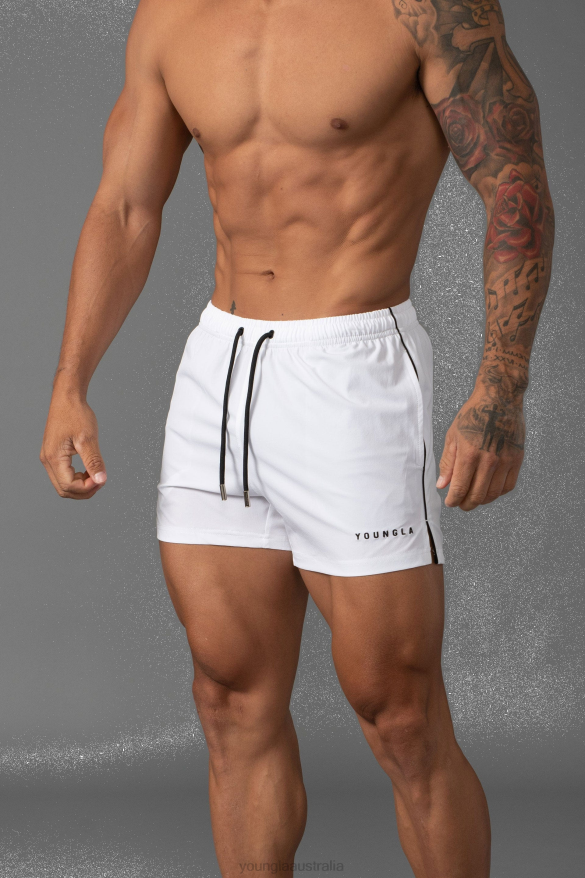 Clothing YoungLA 143 SHORT SHORT SWIM SHORTS White Men 4F2FF669