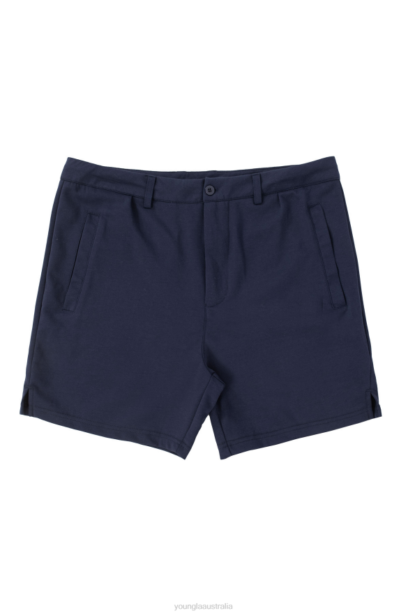 Clothing YoungLA 145 CASUAL CHINO SHORTS Navy Men 4F2FF503