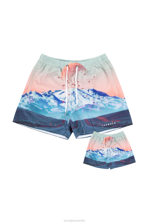Clothing YoungLA 150 AFTER PARTY SHORTS Mystic Mountains Men 4F2FF619