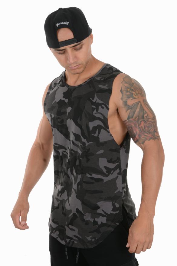 Clothing YoungLA 308 MUSCLE TANKS Black Men 4F2FF78
