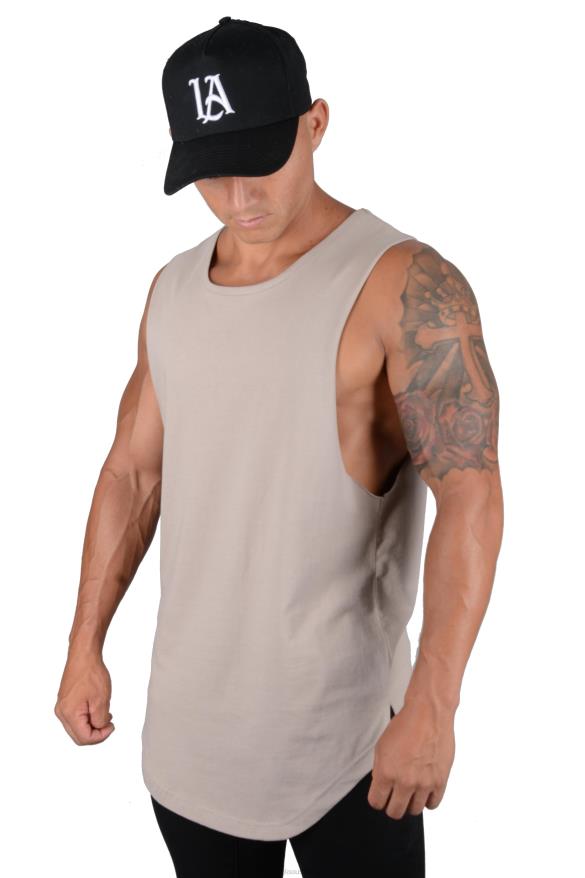 Clothing YoungLA 308 MUSCLE TANKS Coal Men 4F2FF83
