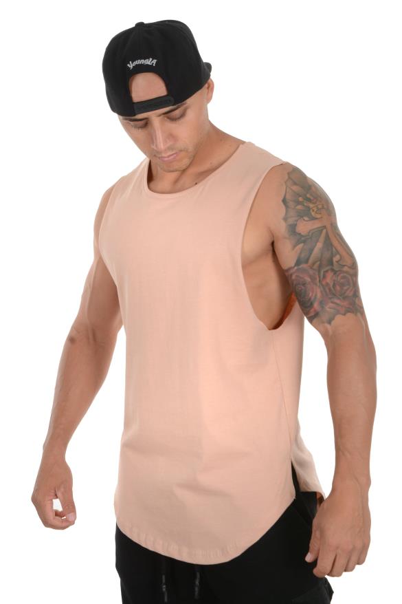 Clothing YoungLA 308 MUSCLE TANKS Salmon Men 4F2FF79