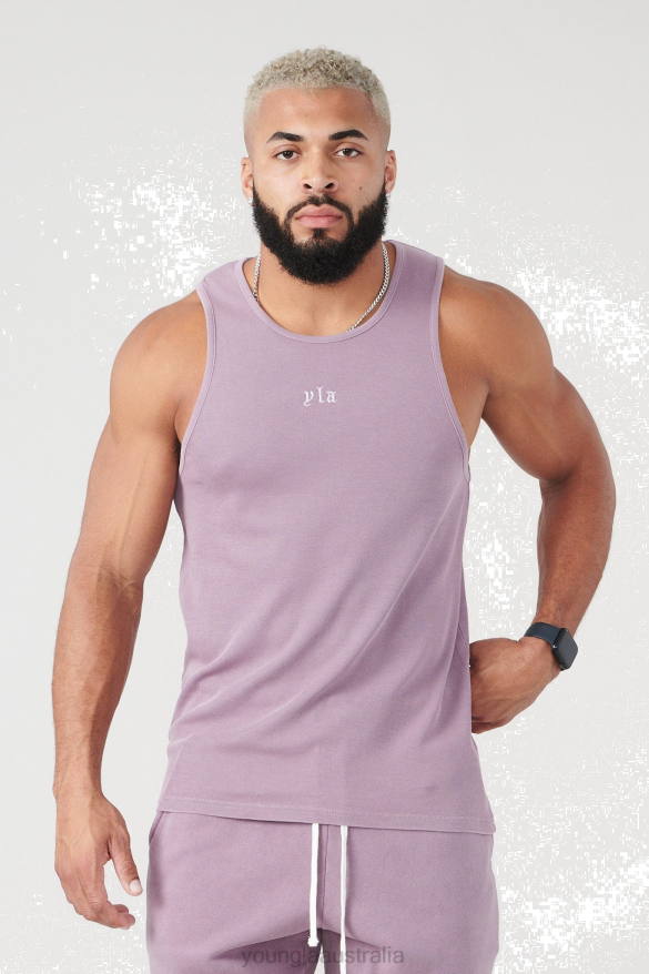 Clothing YoungLA 310 SAN DIEGO TANKS Lavender Wash Men 4F2FF43