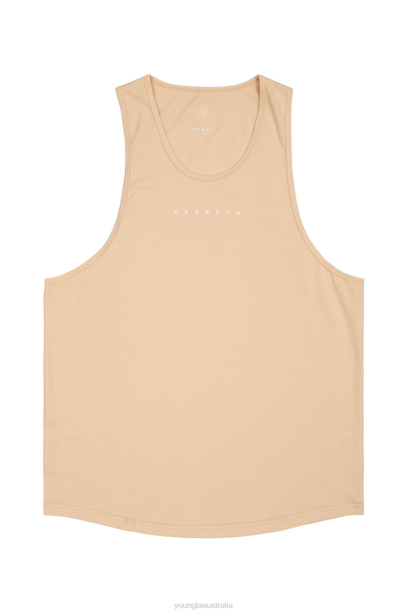 Clothing YoungLA 320 - MomentumTanks Gold Sand Men 4F2FF19