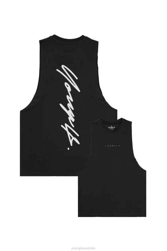 Clothing YoungLA 323 AUTOGRAPH DELT TANKS Black Men 4F2FF6