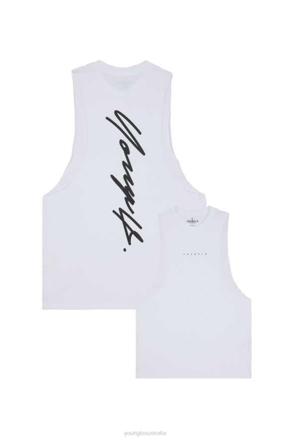 Clothing YoungLA 323 AUTOGRAPH DELT TANKS White Men 4F2FF11