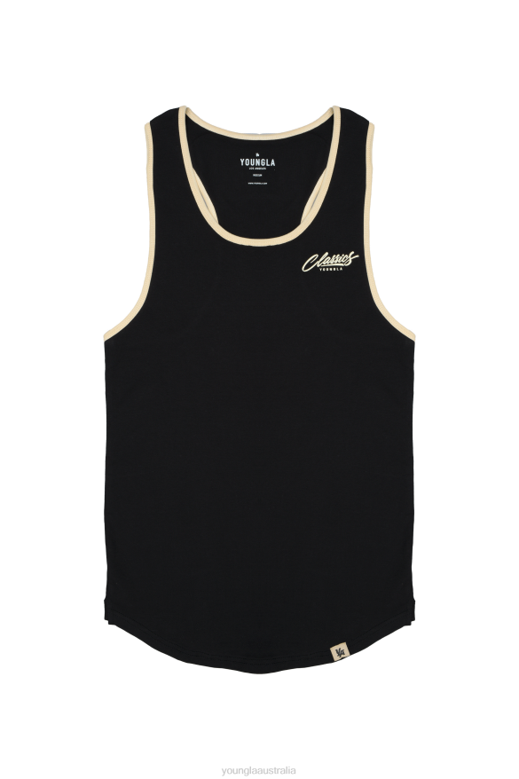 Clothing YoungLA 324 CLASSICS STRINGER TANK Brown Men 4F2FF111