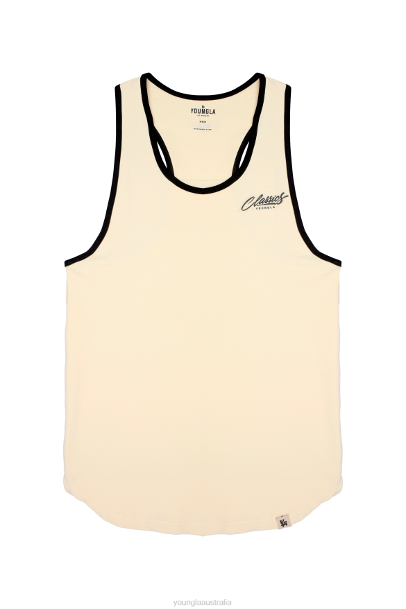 Clothing YoungLA 324 CLASSICS STRINGER TANK Off-white Men 4F2FF109