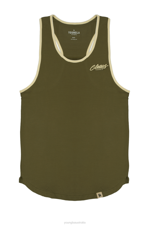 Clothing YoungLA 324 CLASSICS STRINGER TANK Off-white Men 4F2FF109