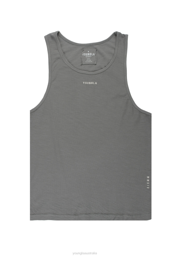 Clothing YoungLA 325 MARINE SLUB TANKS Slate Wash Men 4F2FF94