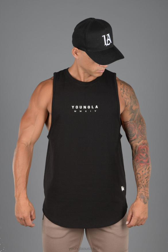 Clothing YoungLA 326 ELEMENTAL TANKS Black Men 4F2FF58
