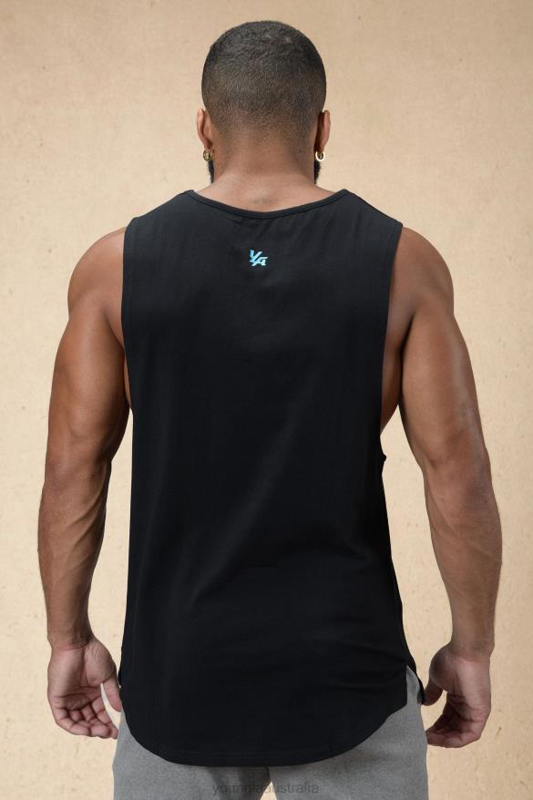 Clothing YoungLA 332 INFINITY MUSCLE TANKS Black Men 4F2FF63