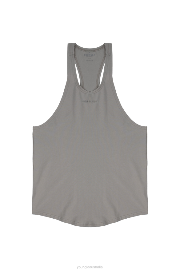Clothing YoungLA 334 NEW GEN STRINGERS 2.0 Light Grey Men 4F2FF38