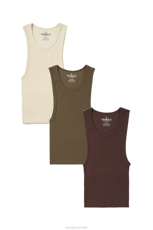 Clothing YoungLA 340 WIFE LOVERS - 3 PACK Earthy Pack Men 4F2FF2