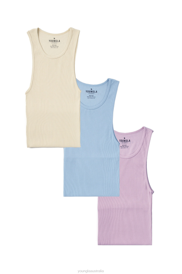 Clothing YoungLA 340 WIFE LOVERS - 3 PACK Orchid Pack Men 4F2FF5