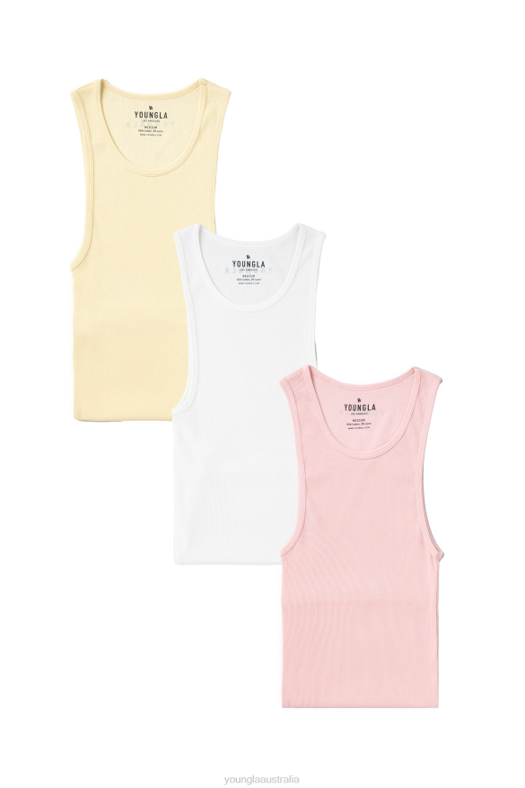 Clothing YoungLA 340 WIFE LOVERS - 3 PACK Pastel Pack Men 4F2FF4