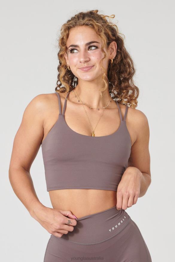 Clothing YoungLA W310 PROGRESS SPORTS BRA Black Women 4F2FF1014