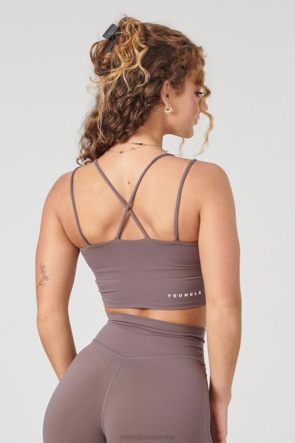 Clothing YoungLA W310 PROGRESS SPORTS BRA Black Women 4F2FF1014